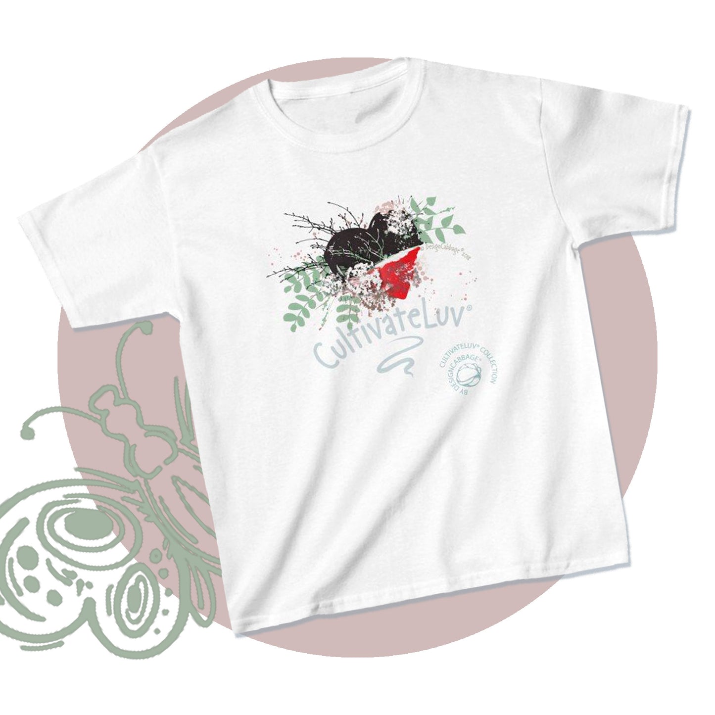 Garden Heart T-Shirt - CultivateLuv® Collection - Kids' Tee