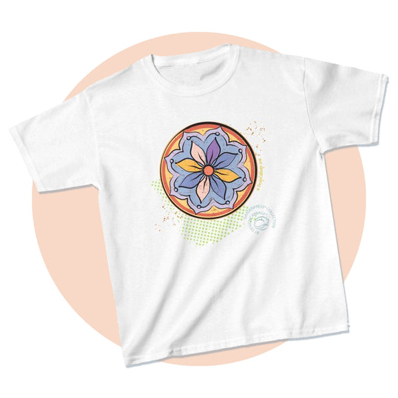 Flower Geometric Graphic T-Shirt - GardenPress® Collection - Kid's Tee
