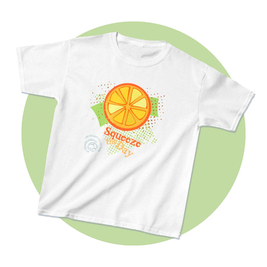 Squeeze the Day Graphic T-Shirt - I Be Vegan® Collection - Kid's Tee