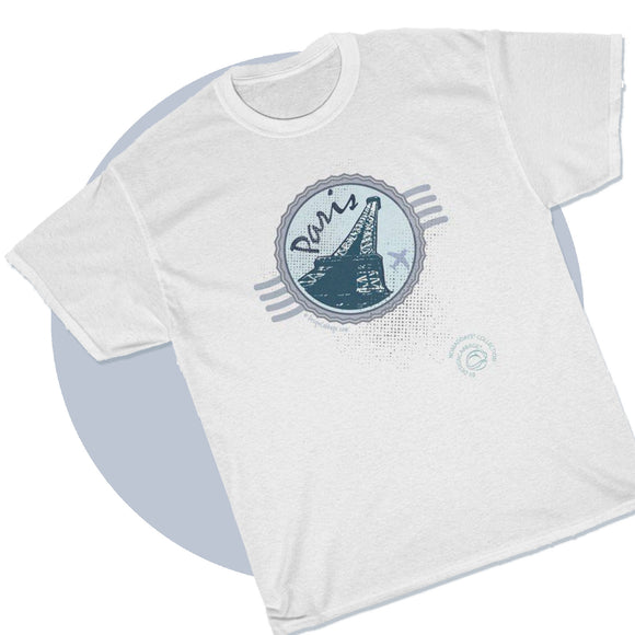 Paris Vacation Graphic T-Shirt - NomadDays® Collection - Unisex-Fit Tee