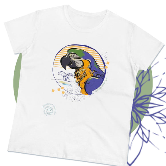 Parrot Graphic T-Shirt - NomadDays® Collection - Women's Tee