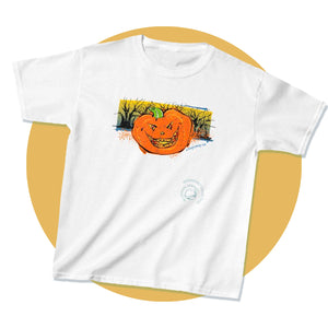 Halloween Pumpkin Graphic T-Shirt - MoonSong® Collection - Kids' Tee