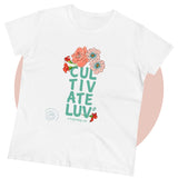Love Garden Flower Graphic T-Shirt - CultivateLuv® Collection - Women's Tee