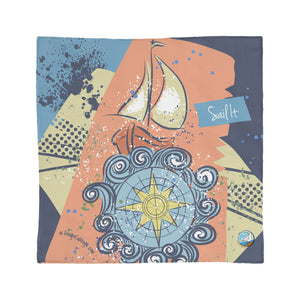 Sailboat Graphic Scarf 50"x50" - BoatBird® Collection