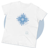 Snow Blue Graphic T-Shirt - MoonSong® Collection - Women's Tee