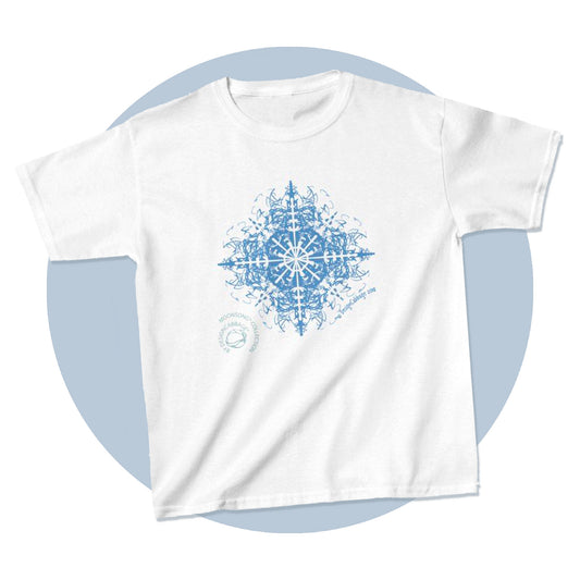 Snow Blue Graphic T-Shirt - MoonSong® Collection - Kid's Tee