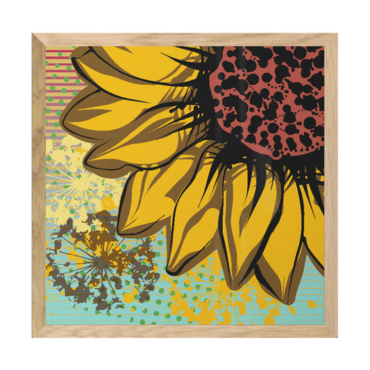 Sunflower Garden Unframed Graphic Art Print - VintageInk® Collection