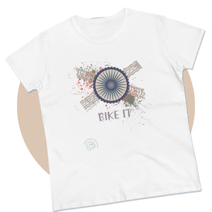 Bike Tread Graphic T-Shirt - NomadDays® Collection - Women's Tee