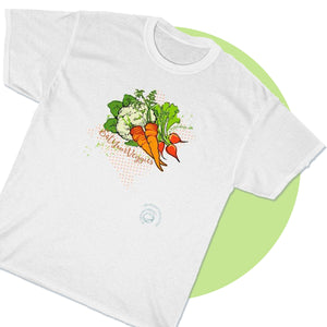Vegetable Garden Graphic T-Shirt - I Be Vegan® Collection- Unisex-Fit Tee