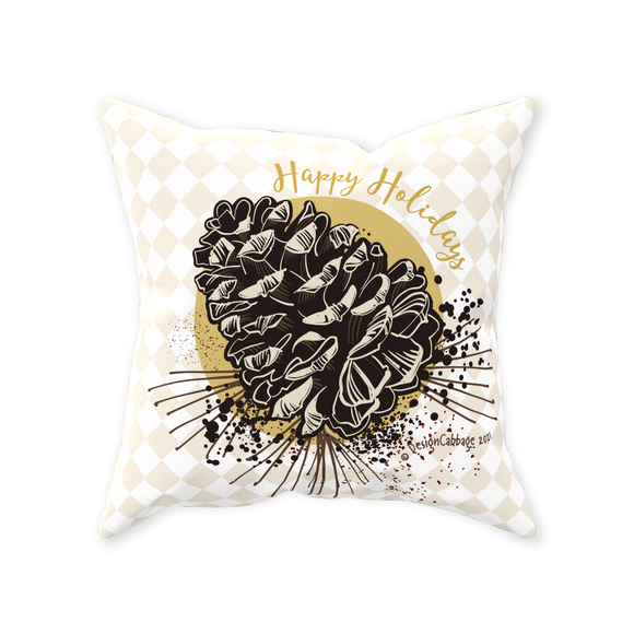 Christmas Pine Cone Graphic Pillow - MoonSong® Collection