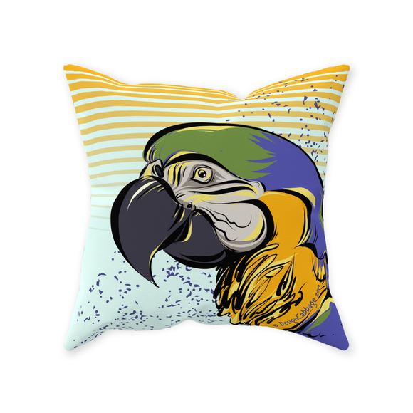 Parrot Graphic Throw Pillow - NomadDays® Collection
