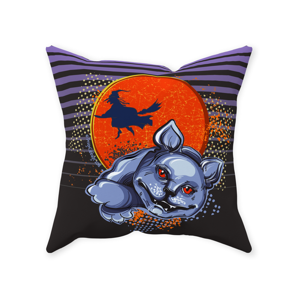 Halloween Cat Graphic Throw Pillow - MoonSong® Collection
