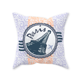 Paris Vacation Graphic Throw Pillow - NomadDays® Collection
